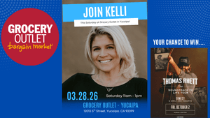 Thomas Rhett Ticket Attack: Grocery Outlet in Yucaipa!