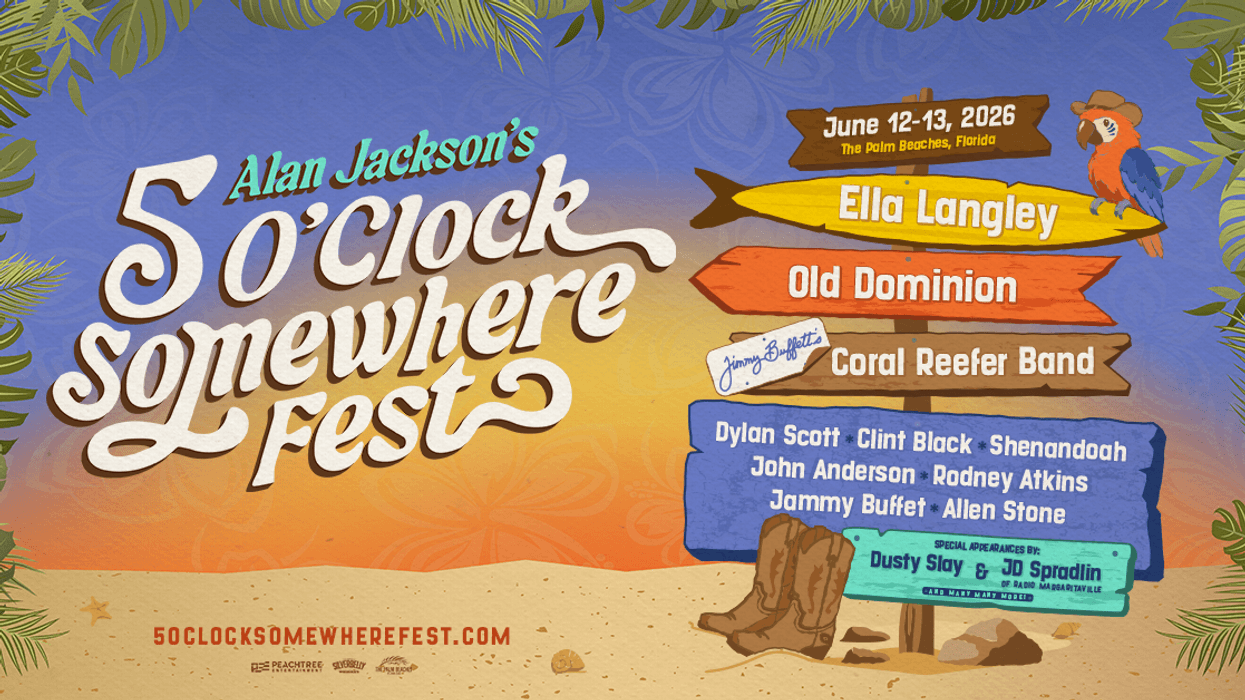 Listen all weekend for your chance to win Five O'Clock Somewhere tickets!