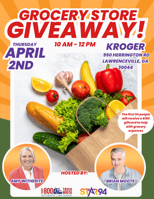 Brian Moote & Amy Witherite's Great Grocery Giveaway