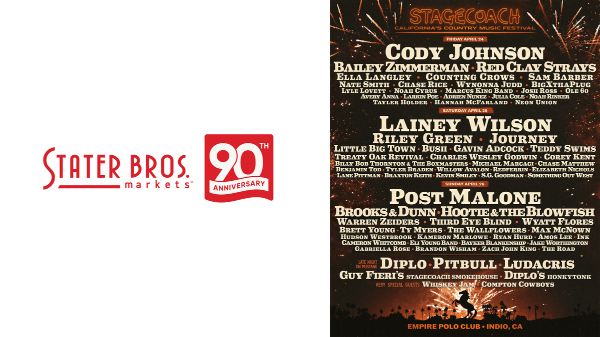 Weekend Code Words: $200 to Stater Bros. Markets & Stagecoach Passes