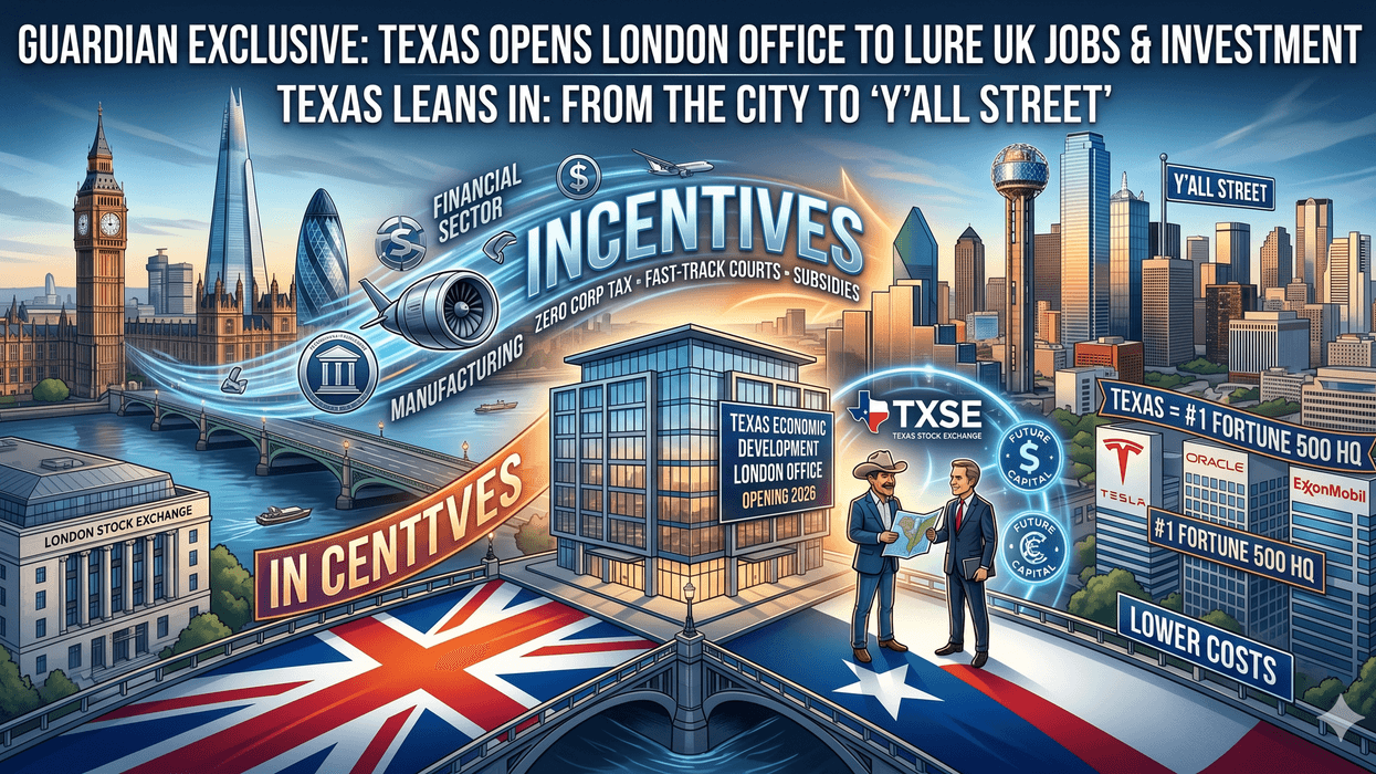 Texas opening London office to court UK business