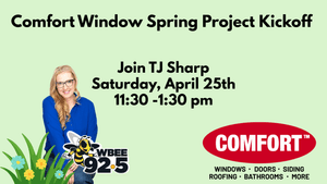 TJ at Comfort Windows Spring Project Kickoff