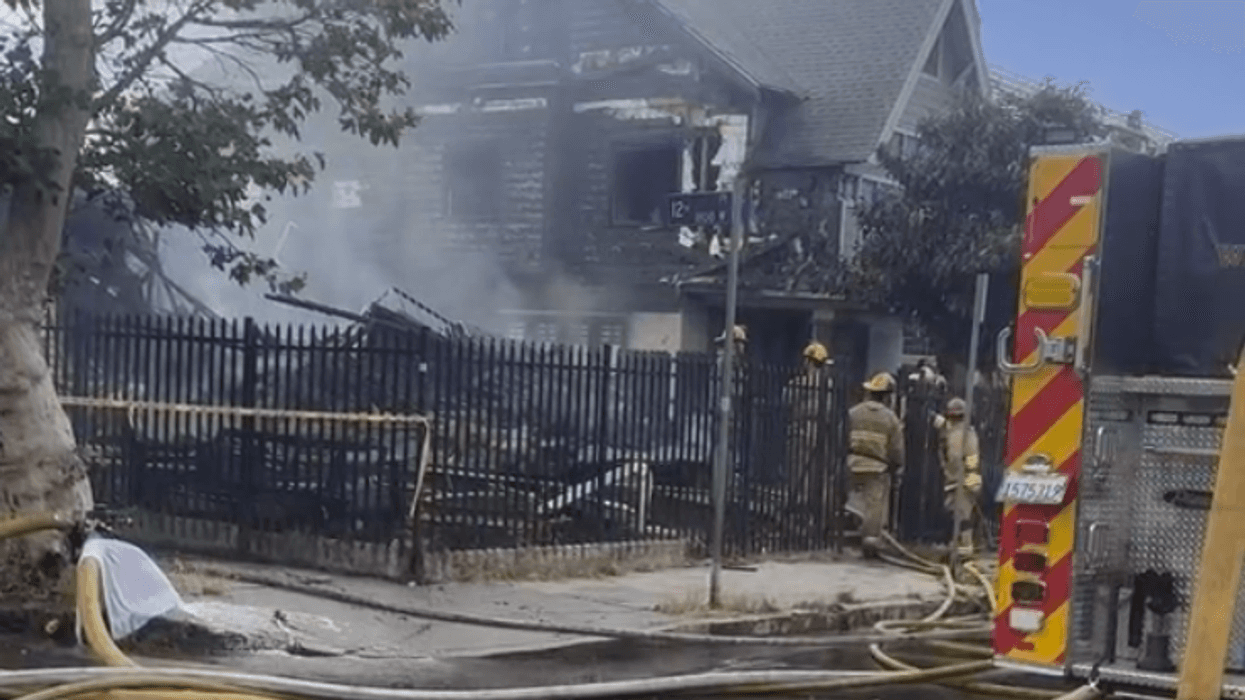 Historic craftsman goes up in flames in Pico-Union