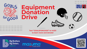 Goals for Good with Mazuma Credit Union benefitting Big Brothers Big Sisters Kansas City