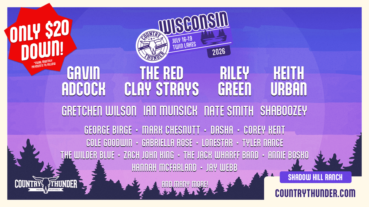 Listen for your chance to win tickets to Country Thunder