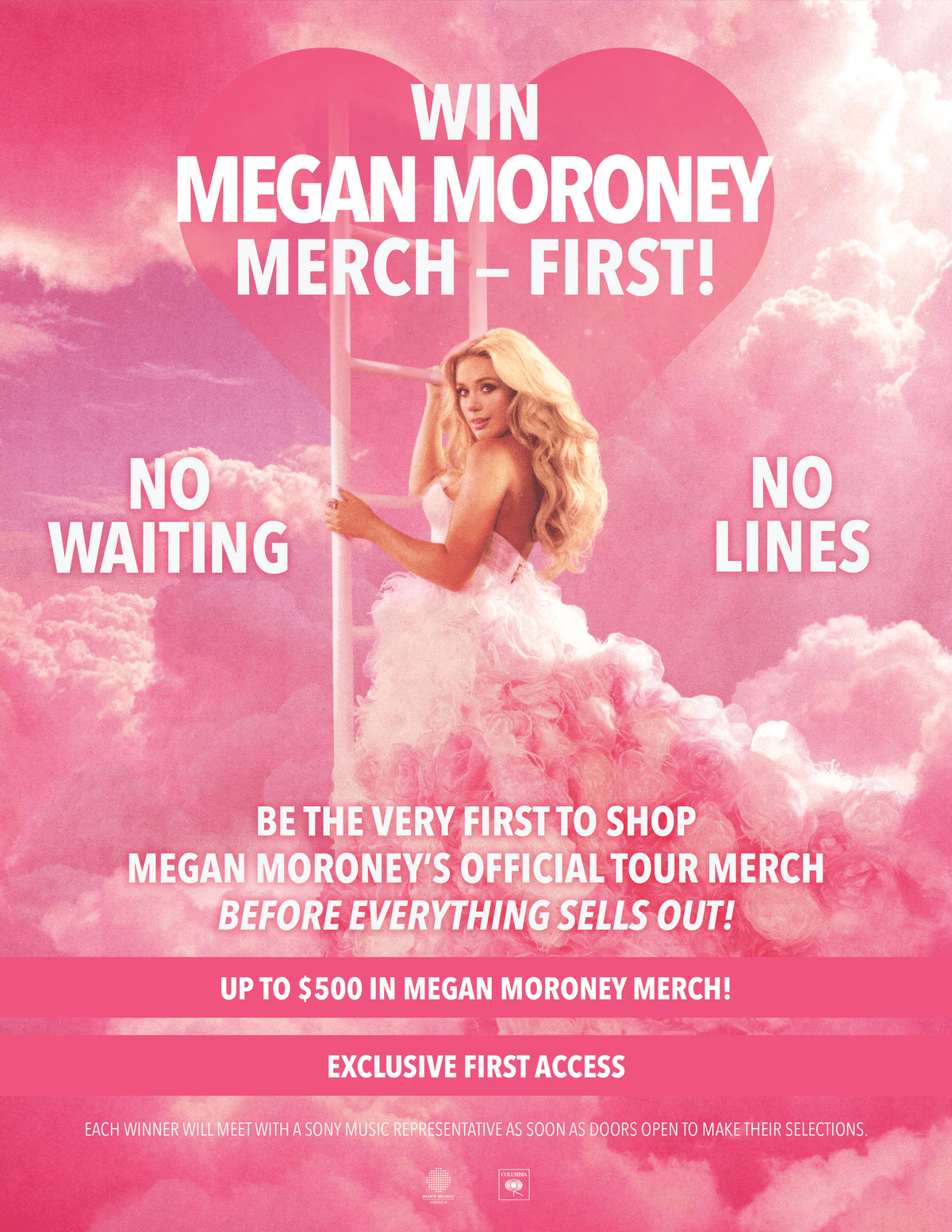 Your chance to win a Megan Moroney Merch package and tickets