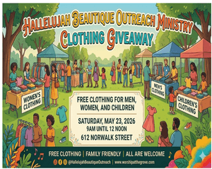 Hallelujah Beautique Outreach Ministry Clothing Giveaway