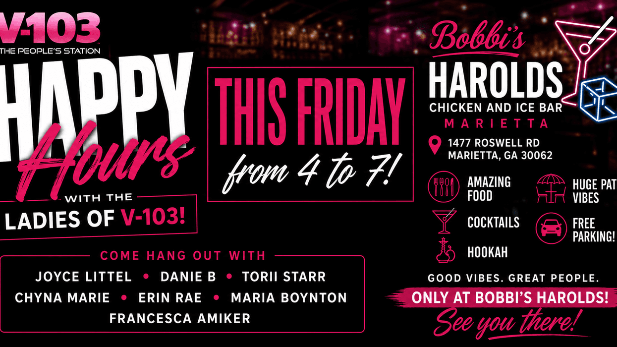 Ladies of V-103 Happy Hour At Harold's Chicken & Ice Bar