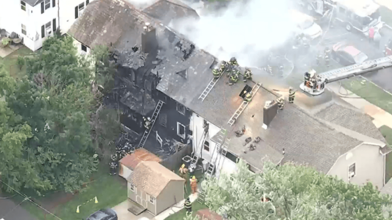 13 displaced after fire rips through 5 Bucks County homes