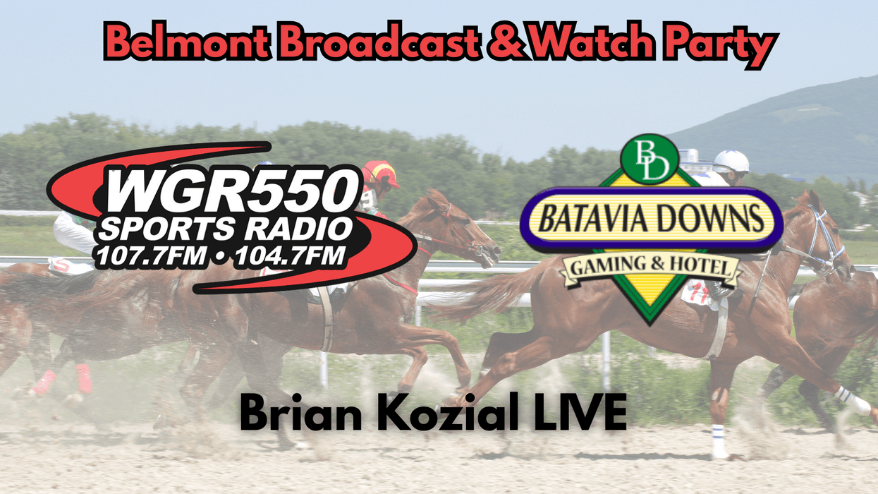 Brian Kozial LIVE at Batavia Downs for the Belmont Stakes