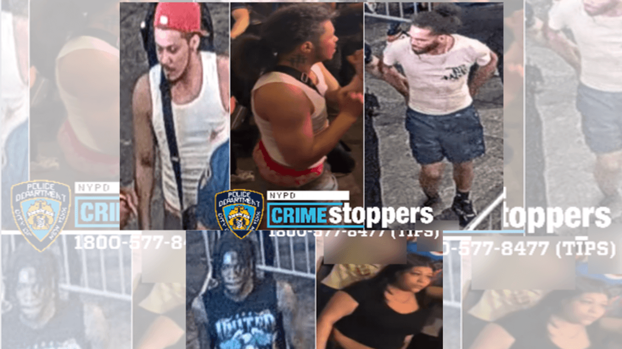 4 wanted for beating and slashing man at Knicks watch party near Madison Square Garden