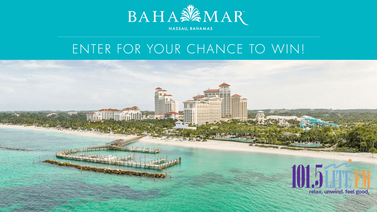 Listen at 9am and 3pm for the keyword for your chance to Win a 4-Day/3-Night Getaway for Two to Baha Mar!