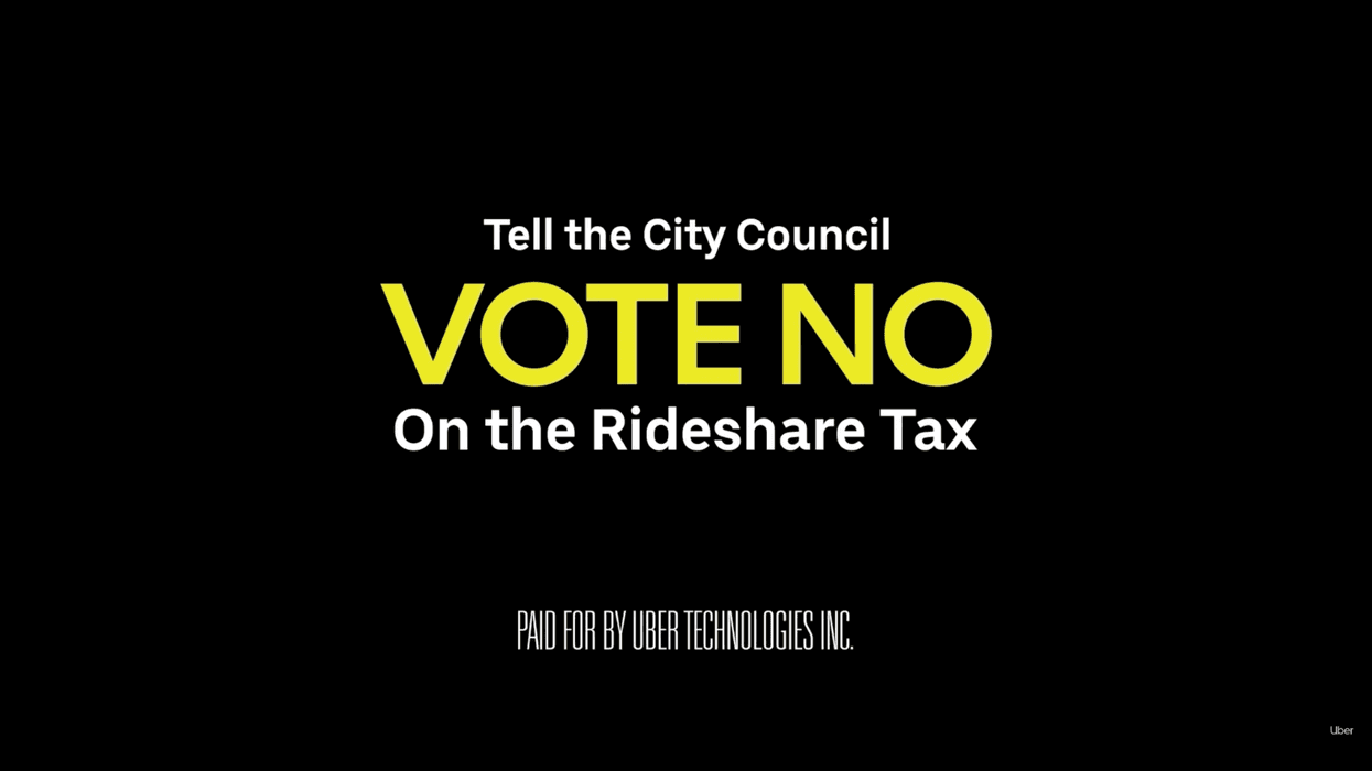 Uber launches another ad campaign against mayor’s proposed rideshare tax