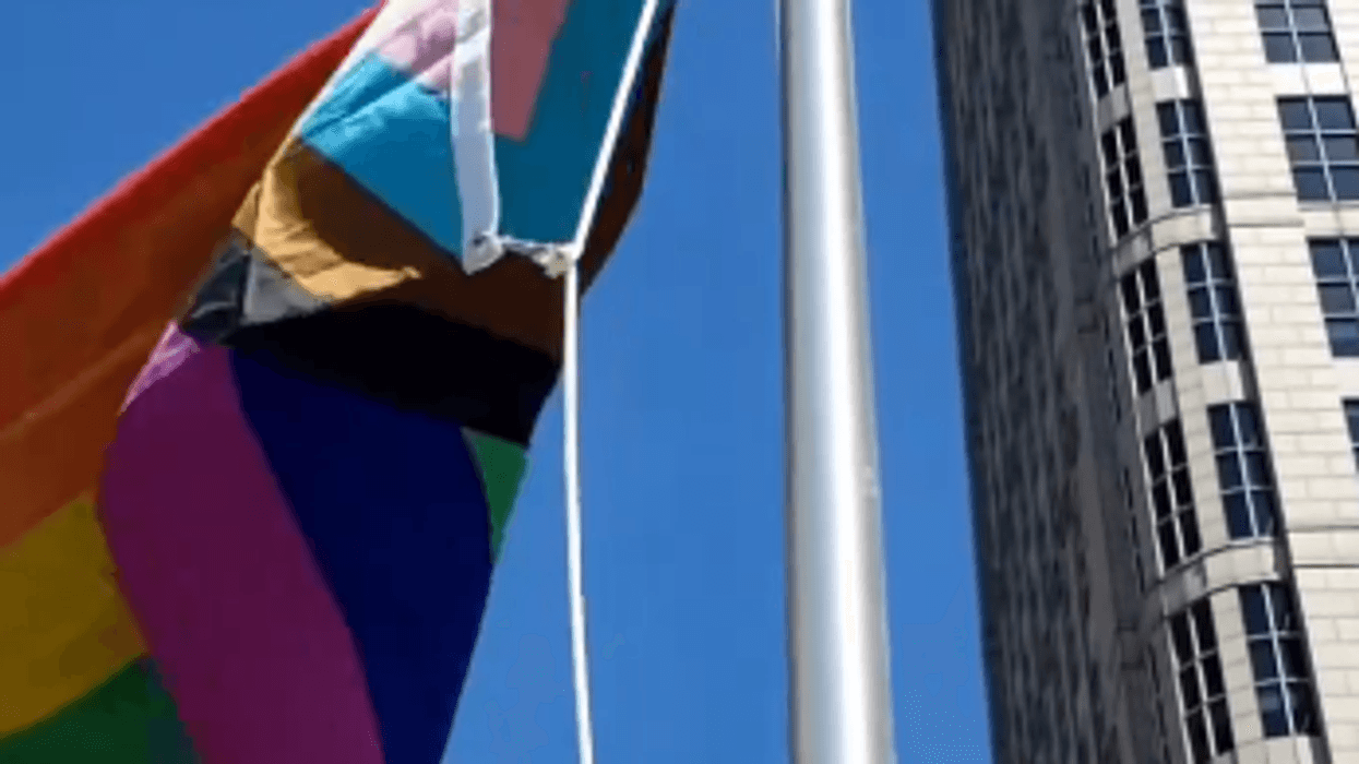 Detroit Mayor raises Pride Flag in Spirit Plaza