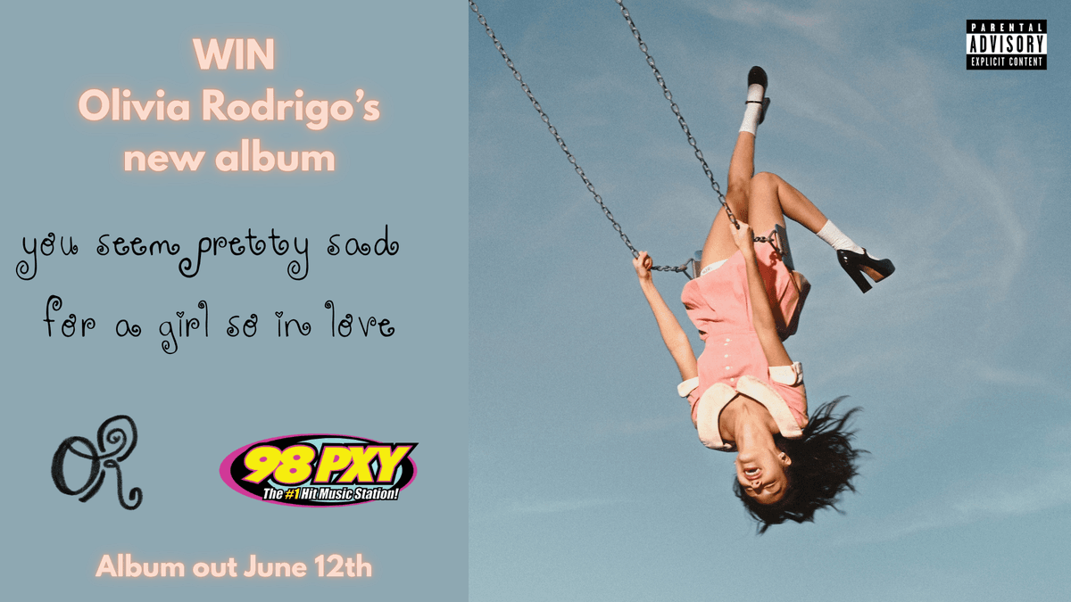 PXY: Your Chance to win Olivia Rodrigo's new album on Vinyl