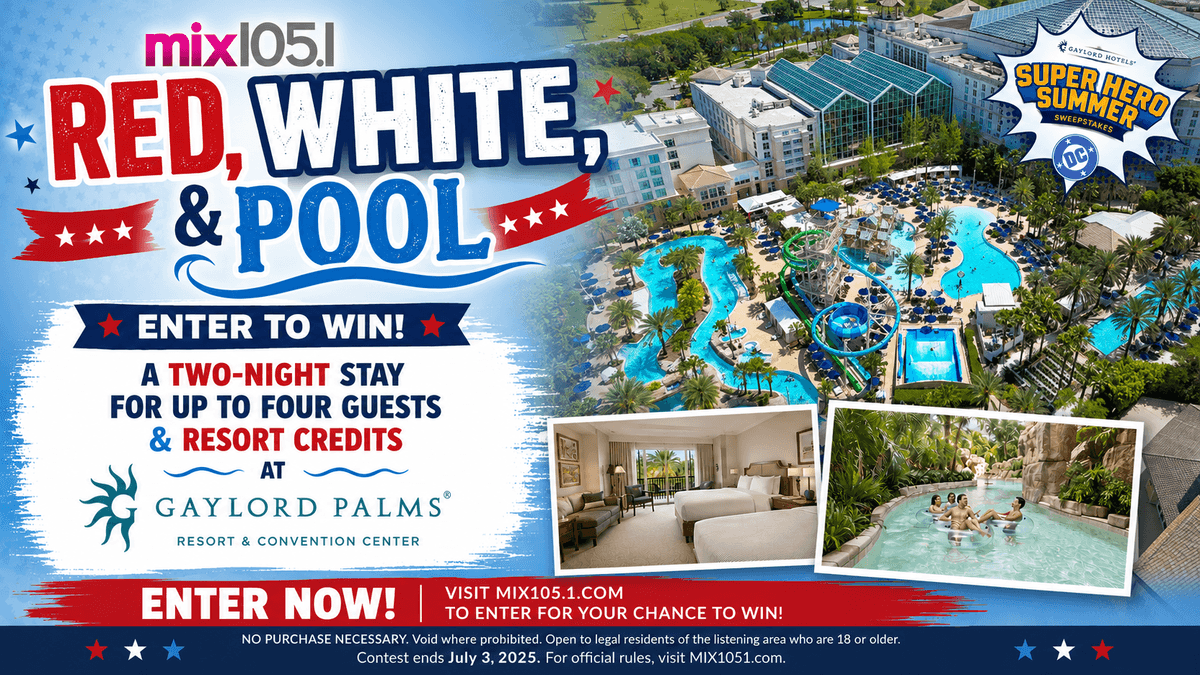 Mix 105.1's Red, White, and Pool - Enter to win