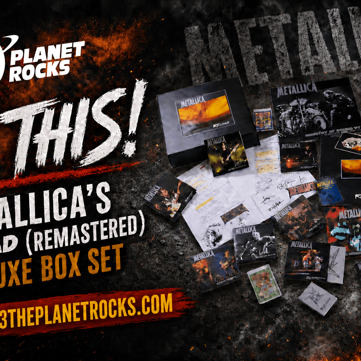 Win A Metallica's ReLoad (Remastered) Prize Pack | 93.3 The Planet Win A Metallica's ReLoad (Remastered) Prize Pack | 93.3 The Planet