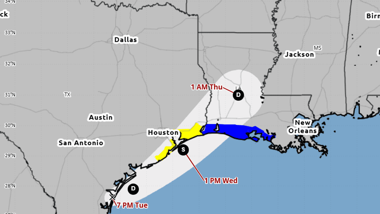 Parts of Louisiana coast now under tropical storm warning