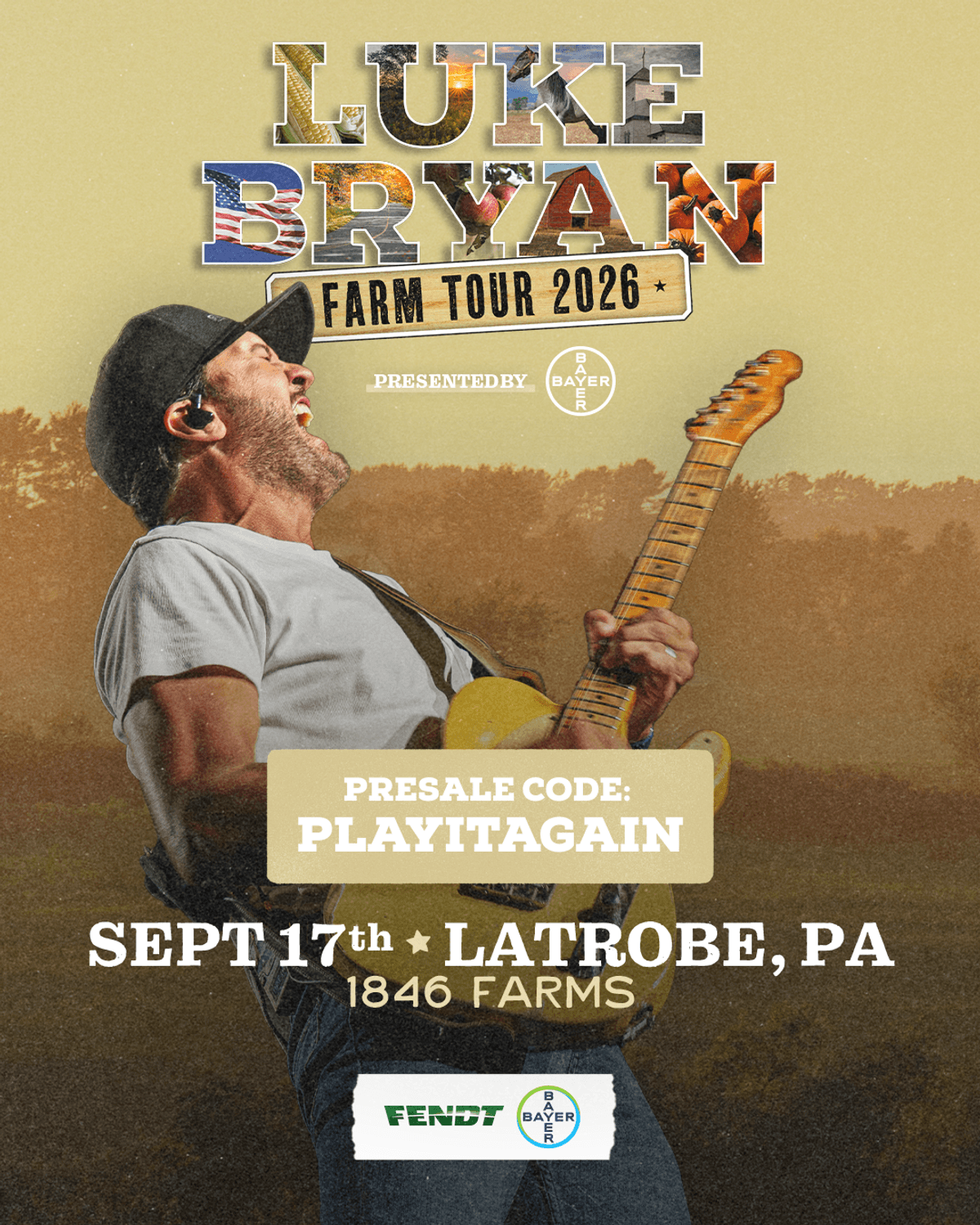 Win Tickets to the Luke Bryan Farm Tour