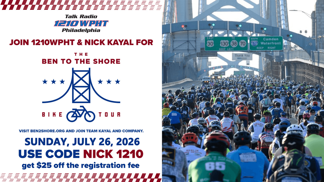 Ride with 1210 WPHT for Ben to the Shore