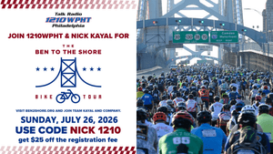 Ride with 1210 WPHT for Ben to the Shore