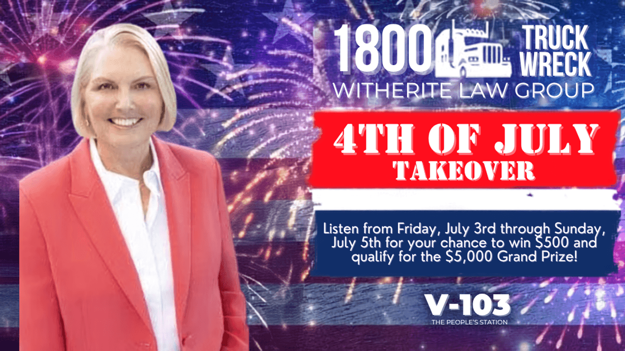 Win $5,000 From Amy Witherite and 1-800-Truckwreck This 4th Of July Weekend