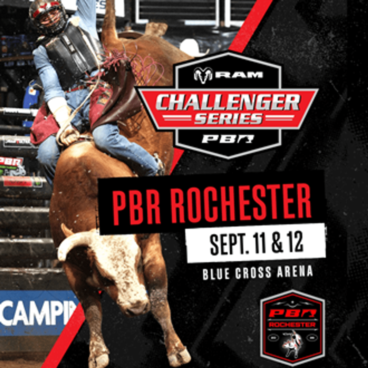 Your chance to win a pair of tickets to The Professional Bull Riders Challenger Series at Blue Cross Arena