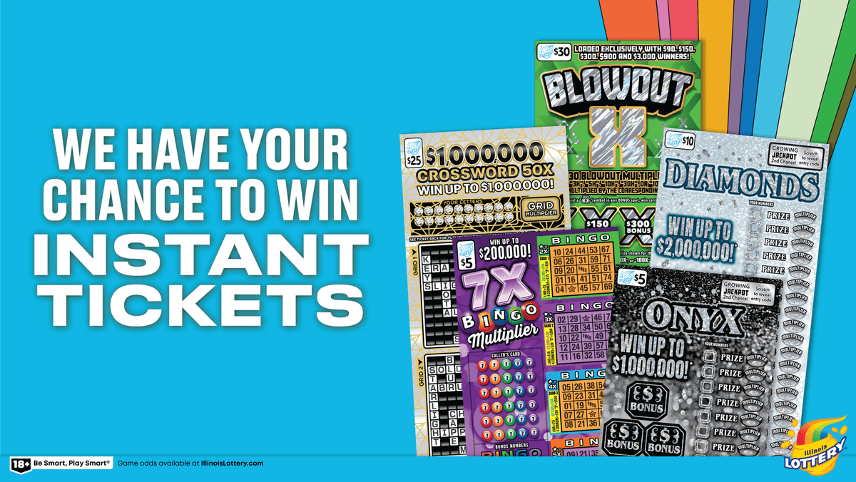 Listen for your chance to win an Illinois Lottery Bundle