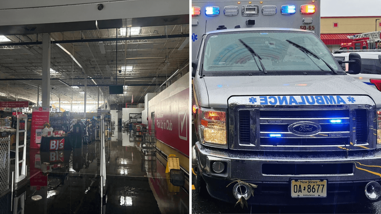 Roof of BJ's Wholesale Club partially collapses in Monmouth County