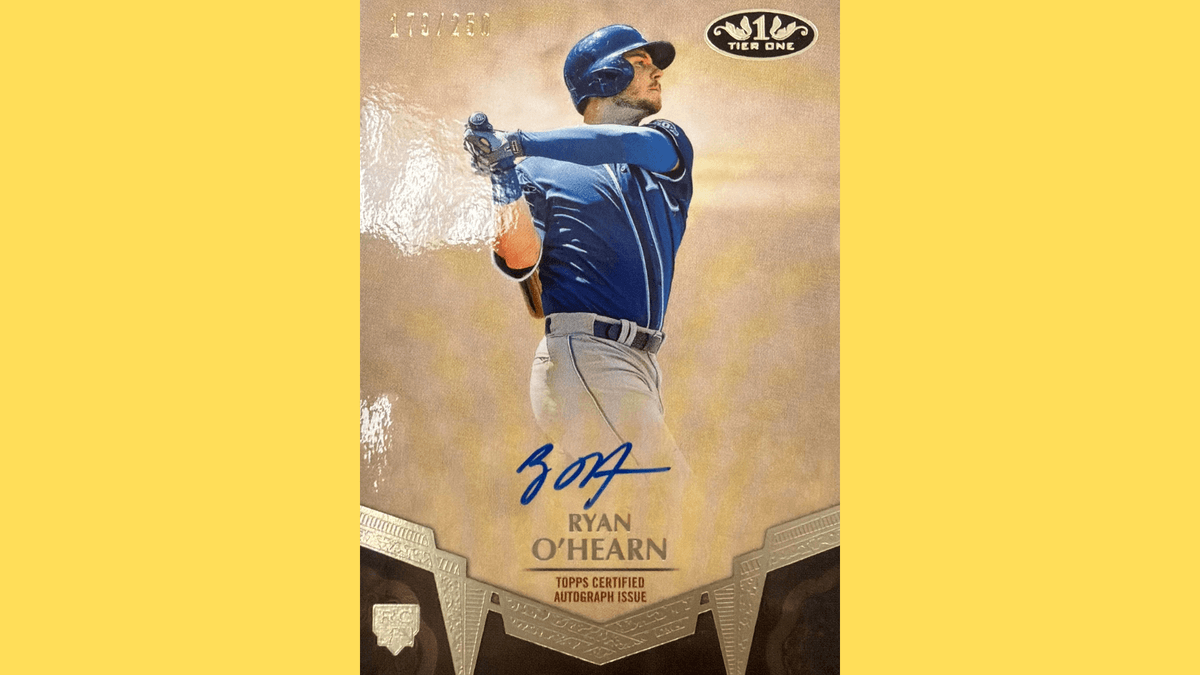 Win a 2019 Tier One Ryan O'Hearn Autograph Rookie Card