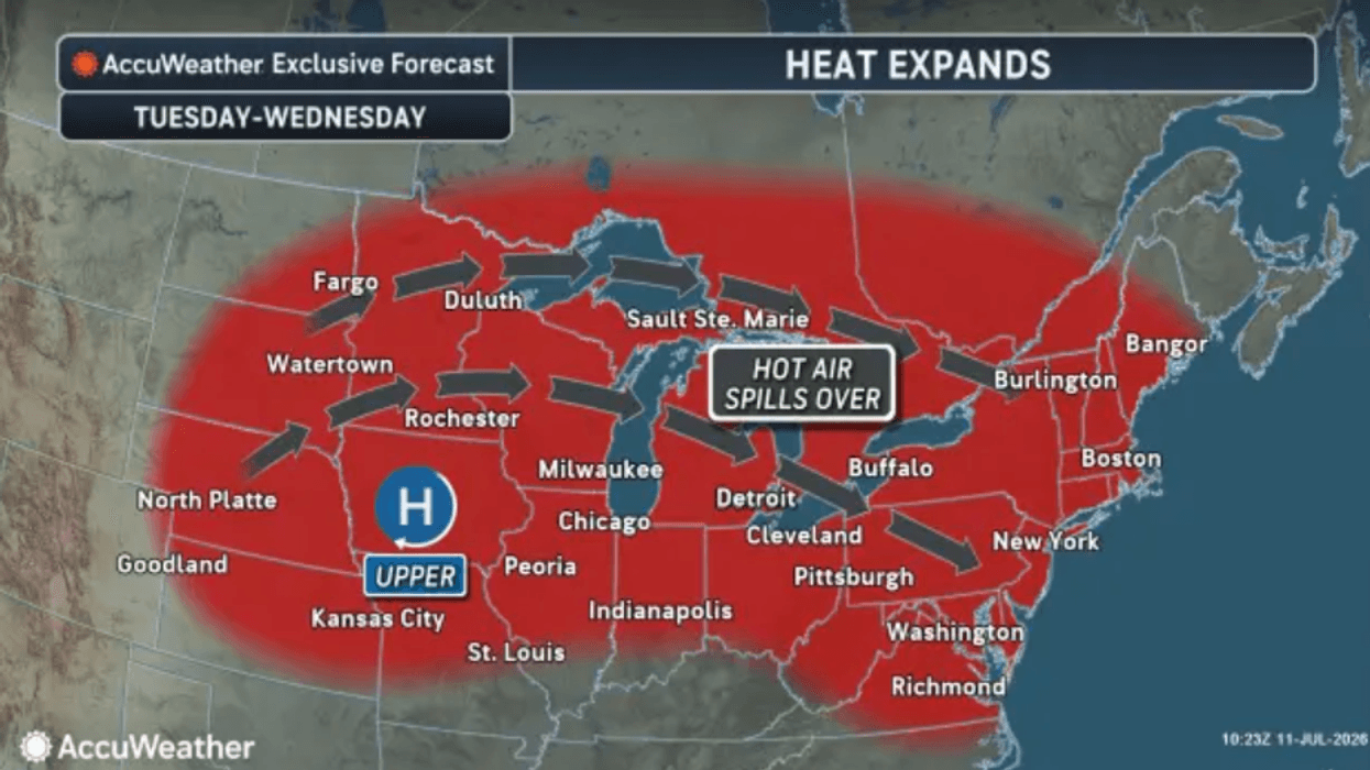 Pleasant Sunday; hotter, more humid weather ahead
