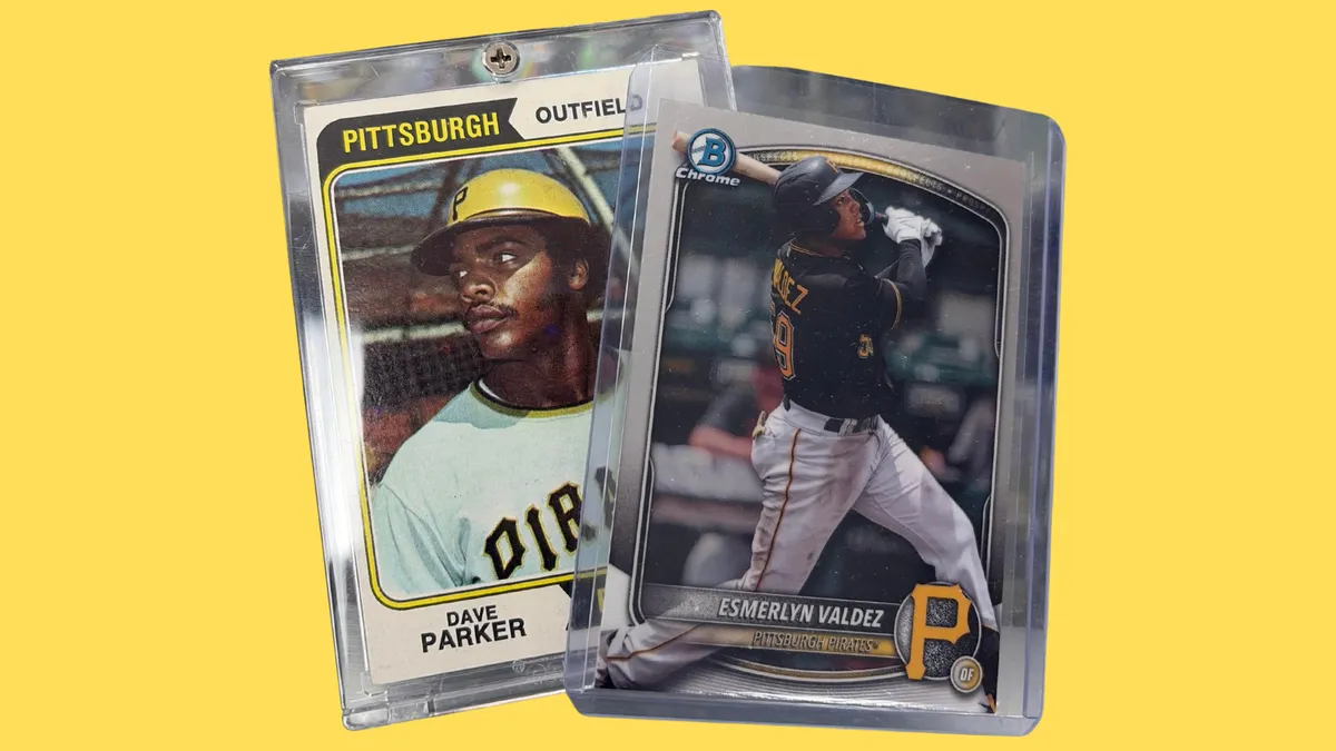 Win a 1974 Dave Parker RC Card & a Esmerlyn Valdez Bowman Chrome Card