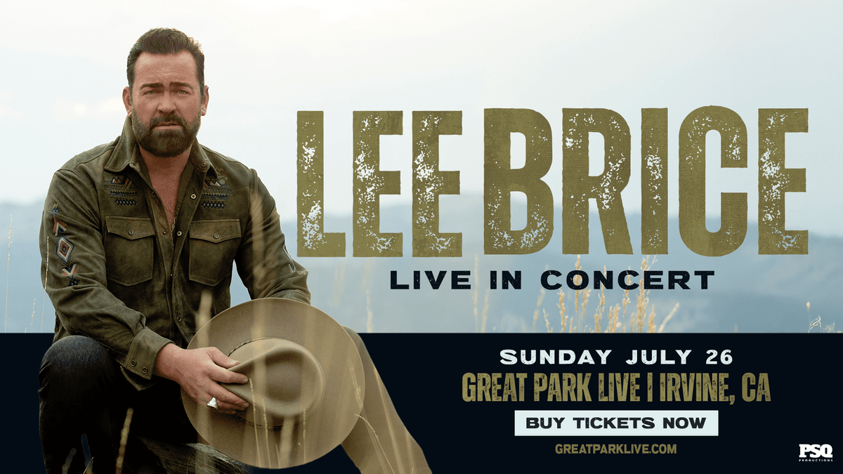 At Work Perk: Lee Brice at Great Park Live Tickets