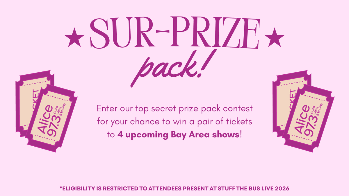 Enter for a chance to win our Stuff The Bus Sur-Prize Pack!
