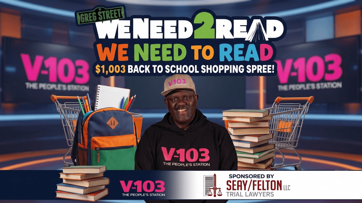 Greg Street’s We Need 2 Read Back To School $1,003 Shopping Spree
