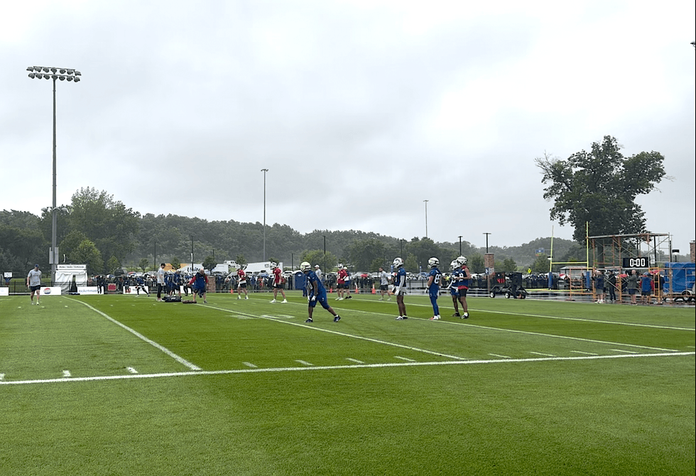 Bills get rolling in the rain