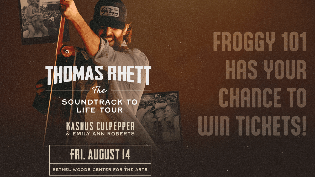 Froggy 101 Has Your Chance to See Thomas Rhett!