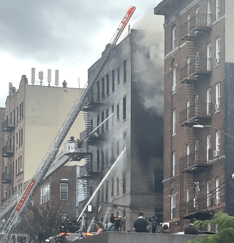 11 injured, 2 critically, in 5-alarm Bronx fire; residents report explosion