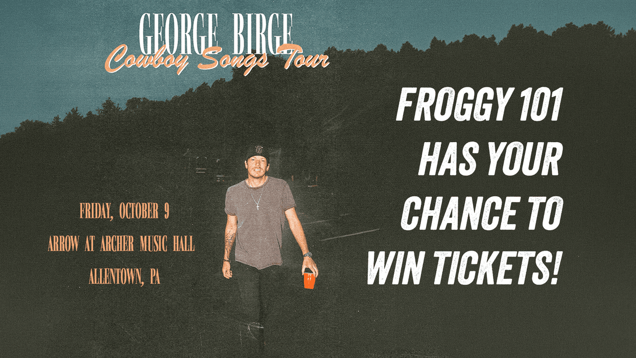 Froggy 101 Has Your Chance to See George Birge!