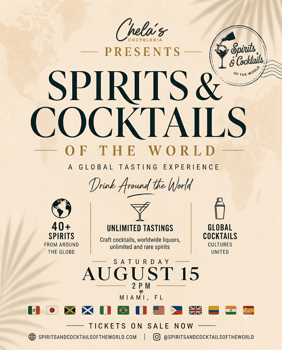 Power 96 has your tickets to Spirts & Cocktails of the World!
