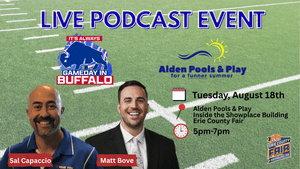 It's Always Gameday in Buffalo Live with Alden Pools at the EC Fair