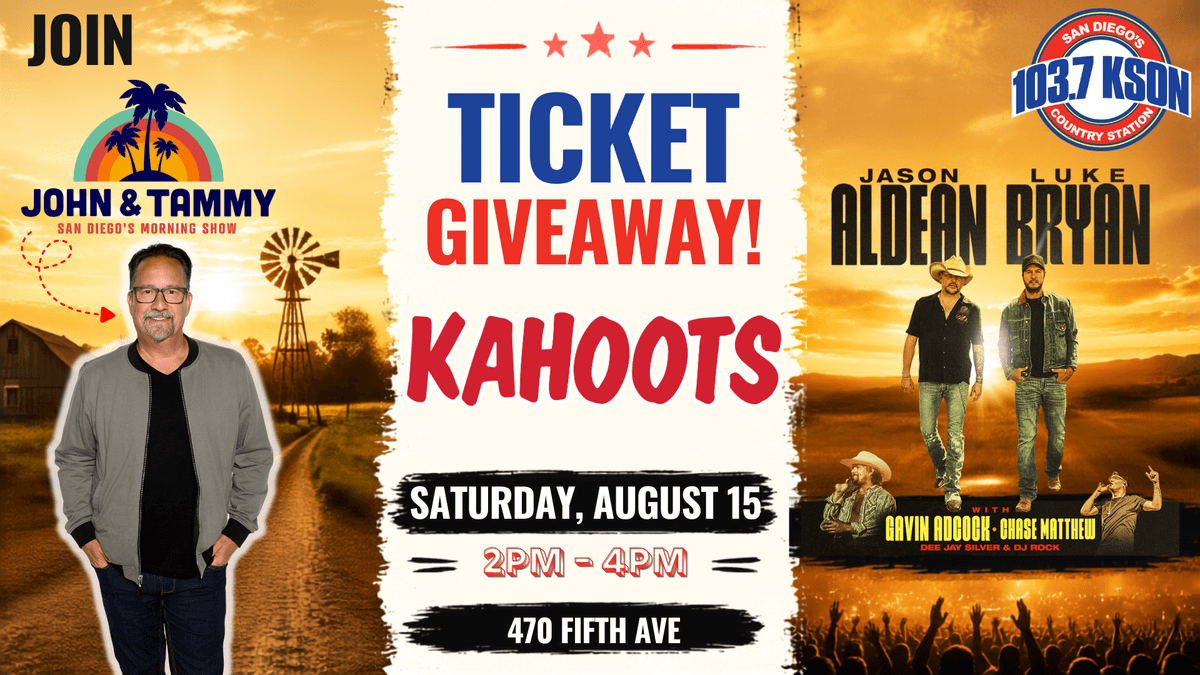 Jason Aldean & Luke Bryan Ticket Attack: Kahoots in Gaslamp!