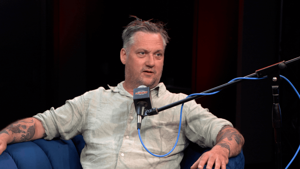 Modest Mouse's Isaac Brock with Sluggo