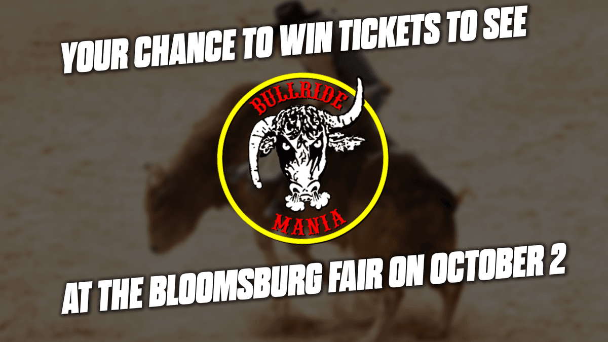 Froggy 101 Has Tickets to experience Bullride Mania at the Bloomsburg Fair!