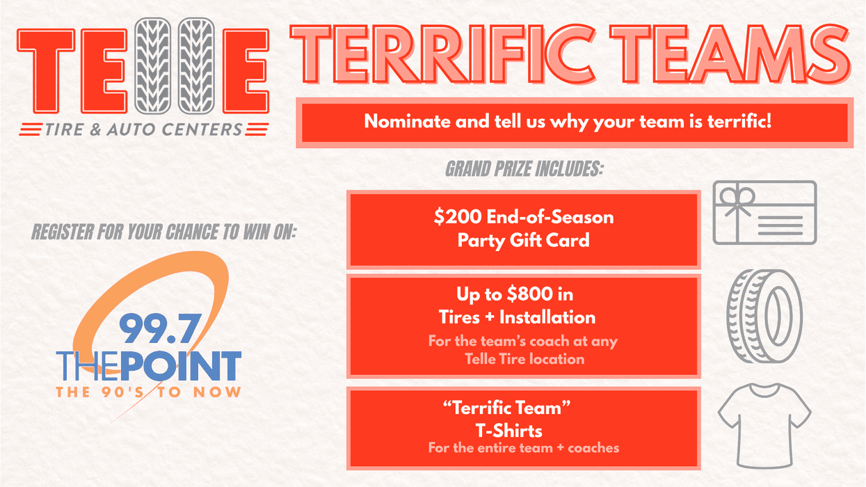 Register for a chance to win free tires!