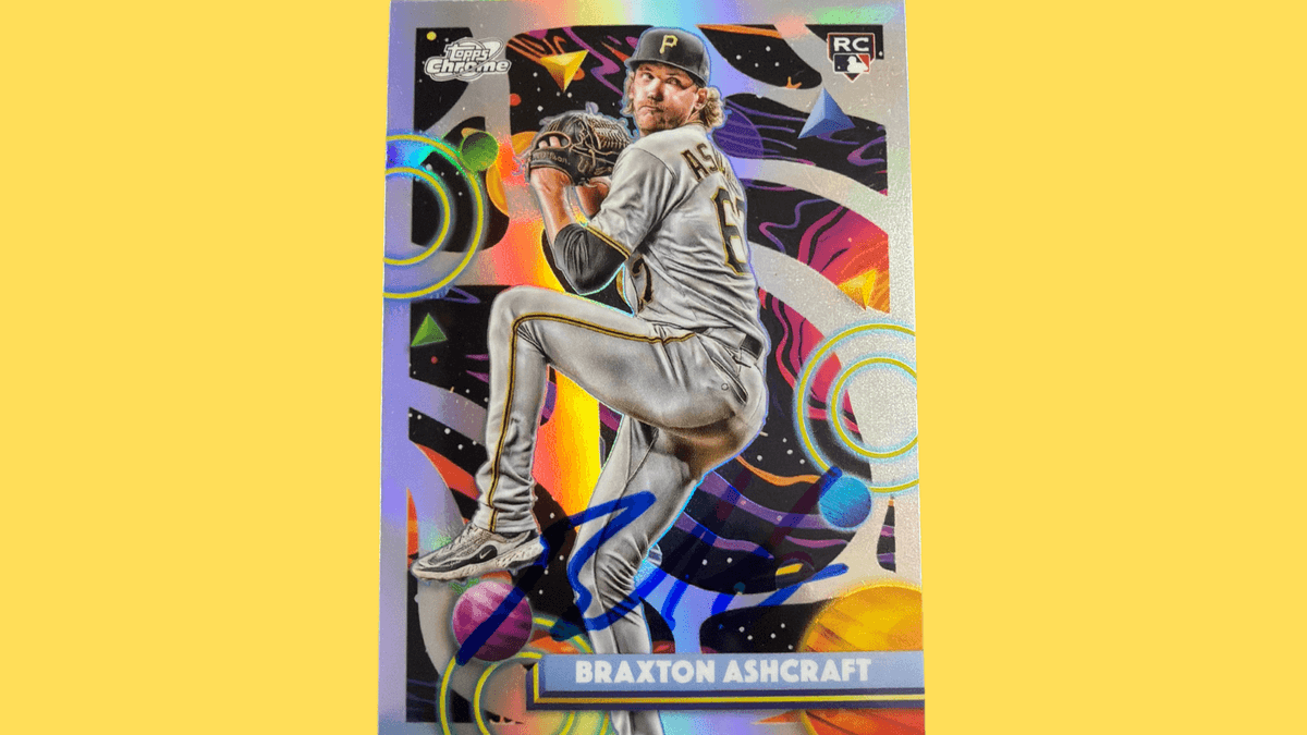 Win a Braxton Ashcraft Autographed Cosmic Chrome Rookie Card