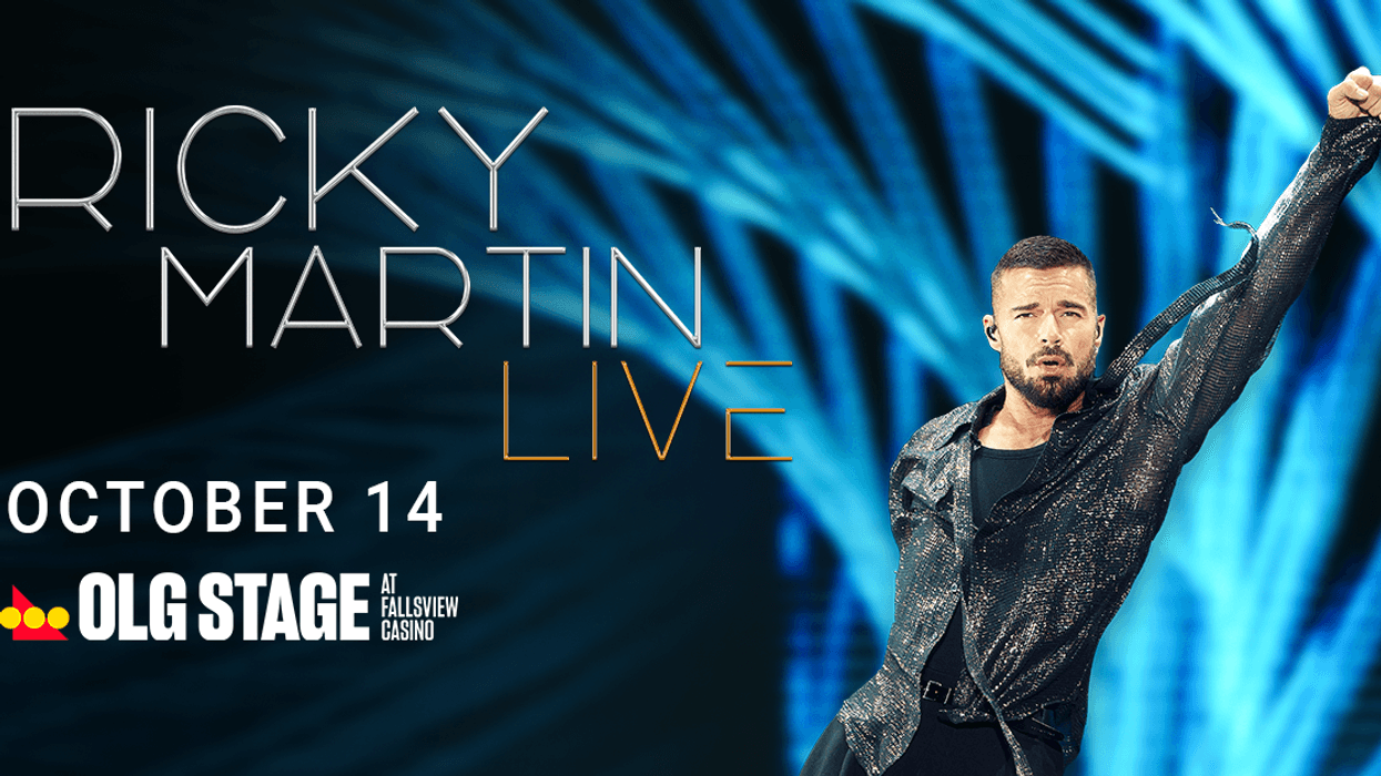 Your chance to win tickets to Ricky Martin Live at Fallsview Casino Resort