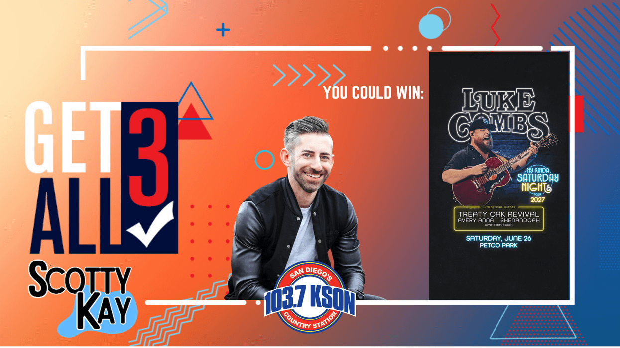 Get All 3 With Scotty Kay: Your Chance To Win Luke Combs Tickets!