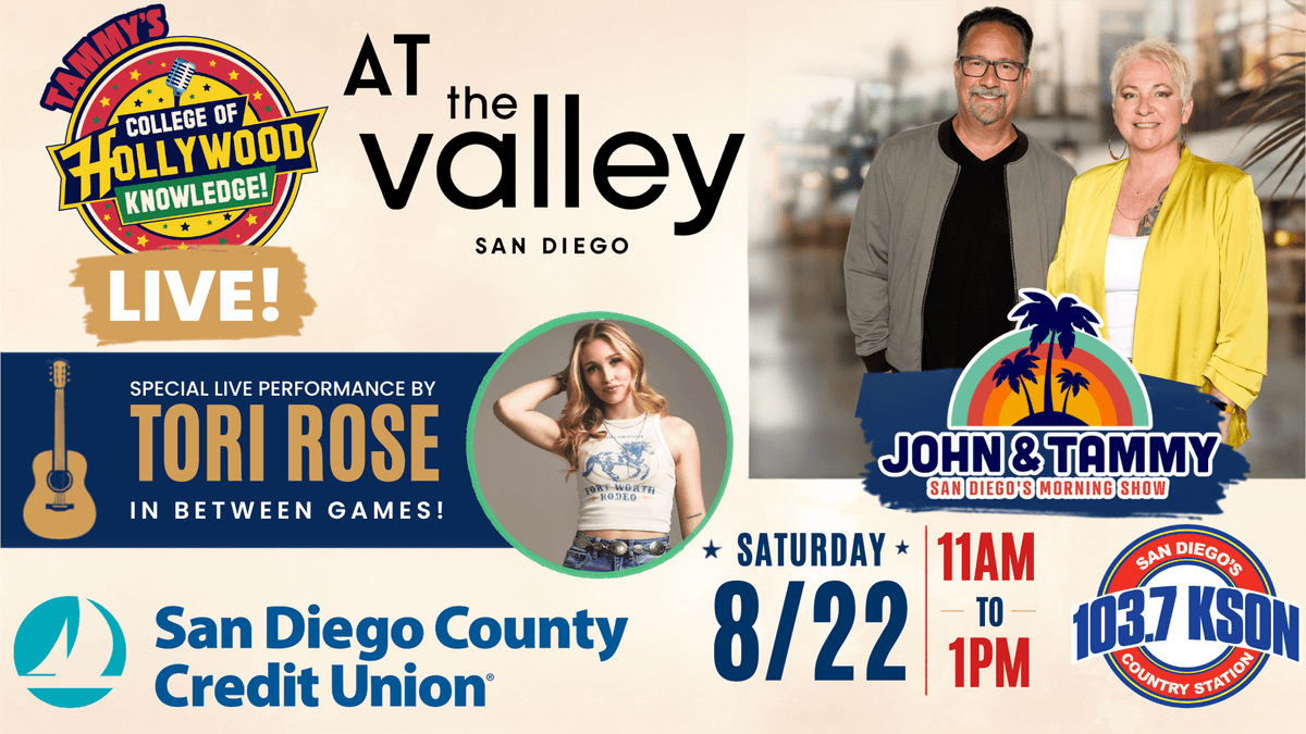 Tammy's College of Hollywood Knowledge LIVE At The Valley!