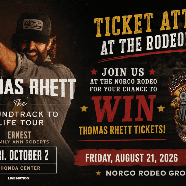 Thomas Rhett Ticket Attack: Norco Mounted Posse PRCA After Rodeo Dance Party